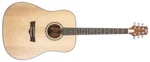 Delta Woods DW-2 Solid Top Dreadnought Acoustic Guitar With Case. Fixed Price $233.99.