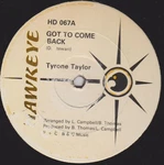 Tyrone Taylor Got To Come Back (12") (near Mint (nm M-)) 4096387014. Fixed Price $11.39.