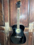 Savannah SGO-12-BK Orchestra Size Steel String Acoustic Guitar 000 Black. Fixed Price $125.00.