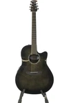 Ovation CS24P Acoustic-electric Guitar Transparent Blackburst Flame Issue. Fixed Price $176.50.