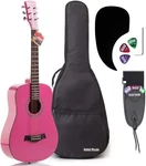 Hola! Music Acoustic Guitar Bundle For Beginners And Kids - 3/4 Size, Sunburst. Fixed Price $55.99.