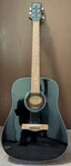 Mitchell D120BK Black Dreadnought Acoustic Guitar 6-STRING With Hard Case. Fixed Price $200.00.