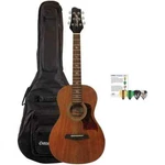Sawtooth Mahogany St-mh-aep Top Acoustic-electric Parlor Guitar W/ Gig Bag & Pic. Fixed Price $489.98.