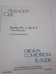 Anthony Glise Sonata No 1 Op 6 The Phoenix For Classical Guitar Sheet Music. Fixed Price $9.00.