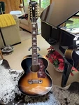 Epiphone J 200 12 String Acoustic Guitar, Pickup, Customized, New Original Case. Fixed Price $1295.00.