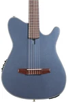 Ibanez FRH10N Thinline Nylon Acoustic-electric Guitar Indigo Blue Metallic. Fixed Price $529.99.