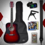 Left Handed Acoustic Guitar Adult 5 Colors 8 Pces (canadian Brand). Fixed Price $152.00.
