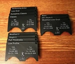 Neck Shaping Templates For Acoustic Guitar Gauges Martin Classic Bass Artist. Fixed Price $17.49.