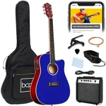 Best Choice Products Beginner Acoustic Electric Cutaway Guitar Set Gig Bag 41IN. Fixed Price $99.99.