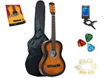 Star Acoustic Guitar 38 Inch, Bag, Tuner, Strings, Pick, Beginner Guide Sunburst. Fixed Price $250.00.