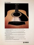 1982 Yamaha L-20A Handcrafted Series Guitars Vintage Ad. Fixed Price $12.60.