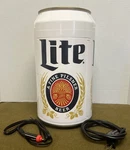 Miller Lite Mini Fridge Portable Travel Cooler New. Fixed Price $79.95.