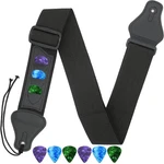 Guitar Strap,acoustic Electric With 3 Holders And 6 Pcs Picks Gui.... Fixed Price $13.78.