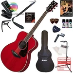 Yamaha FS820/RR Acoustic Guitar, Beginner's 15-PIECE Set. Fixed Price $440.37.