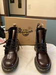 Doc Martin Wair Vegan Boots 6M Cherry Red New Box. Fixed Price $145.00.