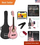 30IN Kids Acoustic Guitar, All-in-one Beginner Starter Kit W/strap, Case. Fixed Price $79.19.
