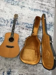 Vintage Alvarez DY95N Acoustic Guitar Made Japan W/ Case Needs String. Fixed Price $3850.00.