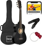 30" Beginners Acoustic Guitar Black All-in-one Starter Kit Strap Bag Pics Tuner. Fixed Price $34.22.