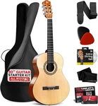 Pyle 30" Beginner Acoustic Guitar Kit, 1/4 Junior Size (natural Ash). Fixed Price $68.99.