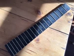 Vintage Kay Folk Guitar Fretboard Dyed Poplar Brass Frets C.1950S 15/16" Nut. Fixed Price $19.99.