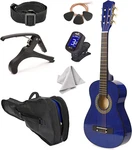30" Left Handed Wood Guitar With Case Accessories For Kids/girls/boys/teens/. Fixed Price $65.99.