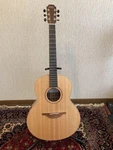 Electric Acoustic Guitar Lowden F34 Natural Sitka Spruce Top With Hard Case. Fixed Price $6420.00.