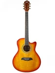 Oscar Schmidt OA10CE Mini Auditorium Acoustic-electric Guitar Spalted Maple. Fixed Price $134.99.