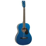 Johnson JG-100-SBL Student Dreadnought Acoustic Guitar, Metallic Sparkle Blue. Fixed Price $159.99.