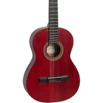 Valencia 200 Series 3/4 Size Classical Acoustic Guitar Transparent Wine Red. Fixed Price $119.99.