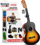 Beginner Acoustic Guitar Kit, 3/4 Junior Size All Wood Build Nylon String Instru. Fixed Price $105.57.
