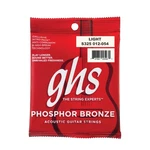 Ghs Phosphor Bronze Acoustic Guitar Strings S325 Light Gauges 12-54. Fixed Price $13.99.