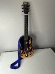 First Act Discovery Acoustic Guitar Blue W/ Flames, FG1602. Fixed Price $25.50.