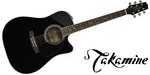 Takamine / World Standard Series EF341SC Black Acoustic Electric Guitar. Fixed Price $1599.00.