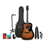 Mitchell Motion D150 Dreadnought Acoustic Guitar Deluxe Pack Sunburst. Fixed Price $329.99.
