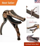 Capo For Acoustic And Electric Guitars - Alligator Shape Aluminum Allo.... Fixed Price $37.14.