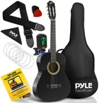 Pyle 36'' 6-STRING Classic Guitar -3/4 Size Scale W/ Digital Tuner -black. Fixed Price $73.99.