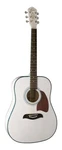 Oscar Schmidt OG2WH-A Dreadnought Acoustic Guitar. White. Fixed Price $280.00.