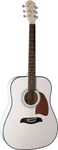 Oscar Schmidt OG2WH-A Dreadnought Acoustic Guitar. White. Fixed Price $266.99.