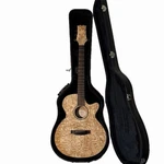 Mitchell MX400QAB Quilted Ash 6 String Acoustic Guitar Natural With Case. Fixed Price $235.00.