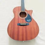 40" Brown Cutaway Acoustic Guitar Mahogany Layer Wood Top Hollow Gigbag Bone Nut. Fixed Price $159.88.