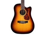Guild D-2612CE Deluxe Dreadnought 12-STRING A/e Guitar Antique Burst Open Box. Fixed Price $629.99.