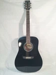 Stadium Dreadnought Style Acoustic Guitar-black-model ST-D-42B-W/SETUP!. Fixed Price $189.99.
