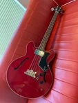 Epiphone EB-2 Semi-acoustic Bass Electric Guitar W/ Sc Made In 1991 Japan. Fixed Price $1585.00.