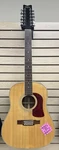 Washburn D-24S-12 String Acoustic Guitar 1995 With Case. Fixed Price $450.00.