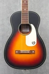 Gretsch Jim Dandy Parlor, Walnut Fingerboard, White Pickguard, Rex Burst. Fixed Price $249.99.