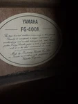 Yamaha FG-400A Dreadnought Acoustic Guitar 6 String Brown Full Size Series. Fixed Price $300.00.