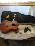 Luna Ukulele Uke Mo Mahogany Soprano W/gigbag And Tuner Strap Picks. Fixed Price $95.00.