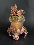 Kirks Folly "iris Fairy" Dream Candle Set Ab Crystals Enamel. Fixed Price $75.00.