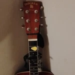 Indiana Scout 6-STRING Dreadnought Acoustic Guitar, Red, Right-handed W/ Strap. Fixed Price $100.00.