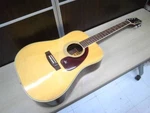 Folk Acoustic Guitar Kiso Suzuki Takeharu WT-200 Model Made In 1975 S/n 60303. Fixed Price $413.00.